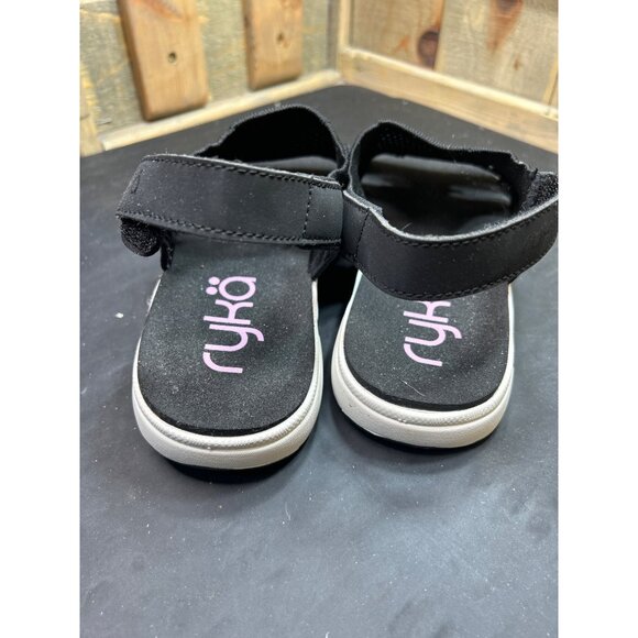 Ryka Womens Black Open-Toe Sandals Size 9.5W wide - Picture 4 of 7